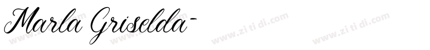 Marla Griselda字体转换